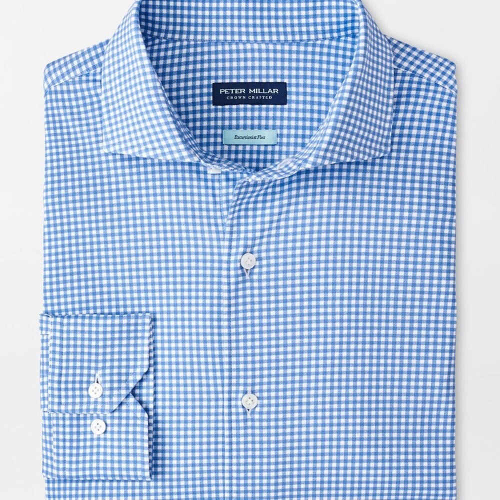 Peter Millar Excursionist Flex Gingham Sport Shir… - image 5